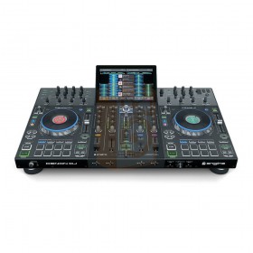 Denon DJ Prime 4 Pro 4 deck USB standalone DJ systeem voor aanzicht