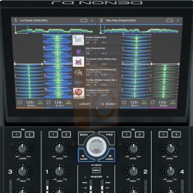 Denon DJ Prime 4 Pro 4 deck USB standalone DJ systeem aanraak gevoelig bediening scherm