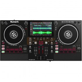 Numark Mixstream Pro - STANDALONE DJ-Console met WIFI muziek streaming en ingebouwde speakers bovenaanzicht