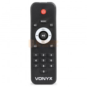 Afstandsbediening - Vonyx SPJ-1500ABT MP3 Hi-End BT Actieve Speaker 15" 800W