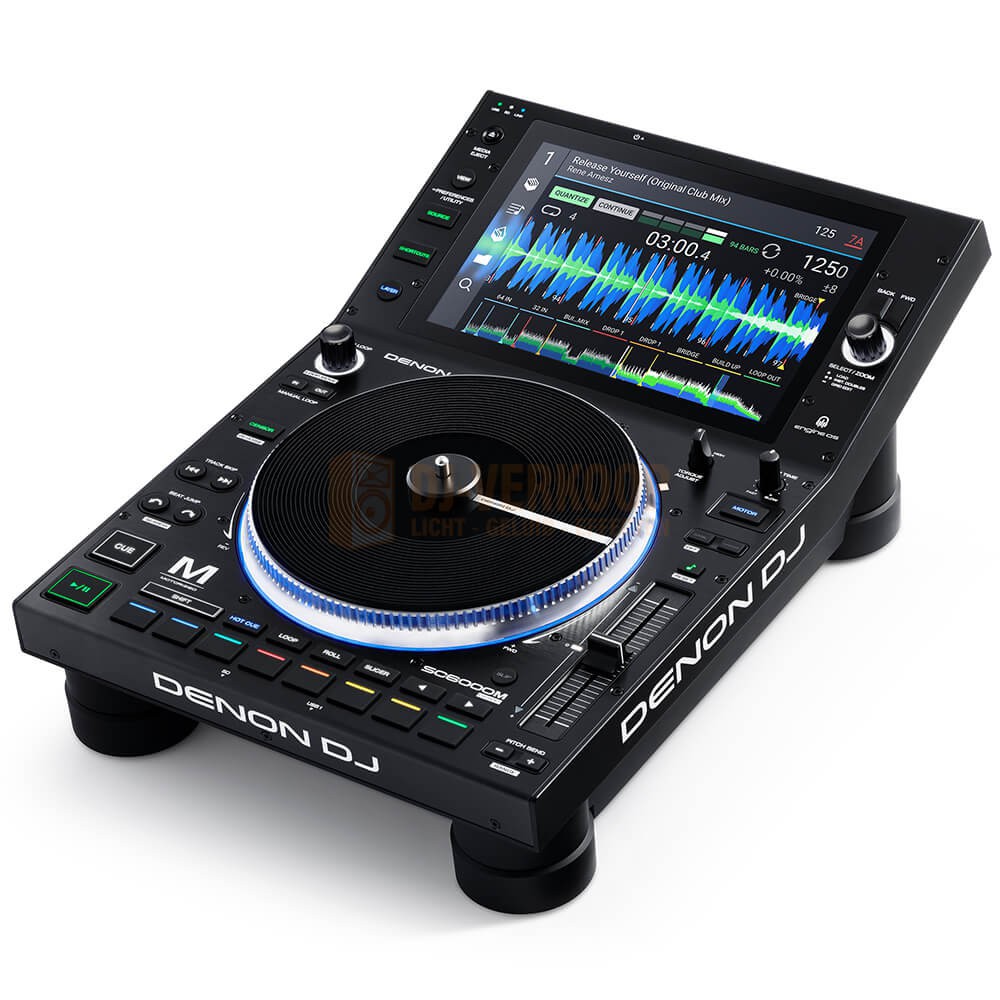Denon DJ SC6000M Prime - Professionele DJ-mediaspeler met 8,5-inch gemotoriseerd plateau en 10,1-inch touchscreen