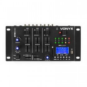 Voorkant - STM3030 4-Kanaals Mixer USB/MP3/BT/REC