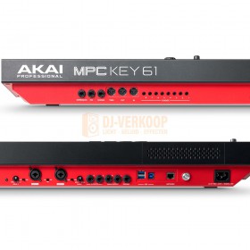 aansluitingen Akai MPC KEY 61 - Standalone MPC synthesizer keybord