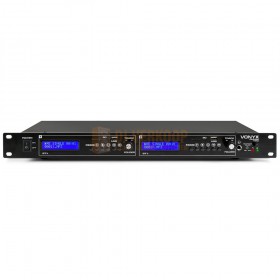 Vonyx VX2USB MK2 - Twin media player USB/SD/BTVX2USB