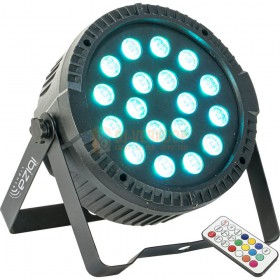 Ibiza Light THINPAR-18X1RGB - Extra Flat PAR Projector - 18 x 1W RGB LED