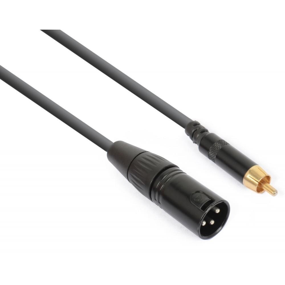 Hoop van Vlot Demonteer PD Connex Kabel converter XLR Male RCA Male goedkoop kopen?