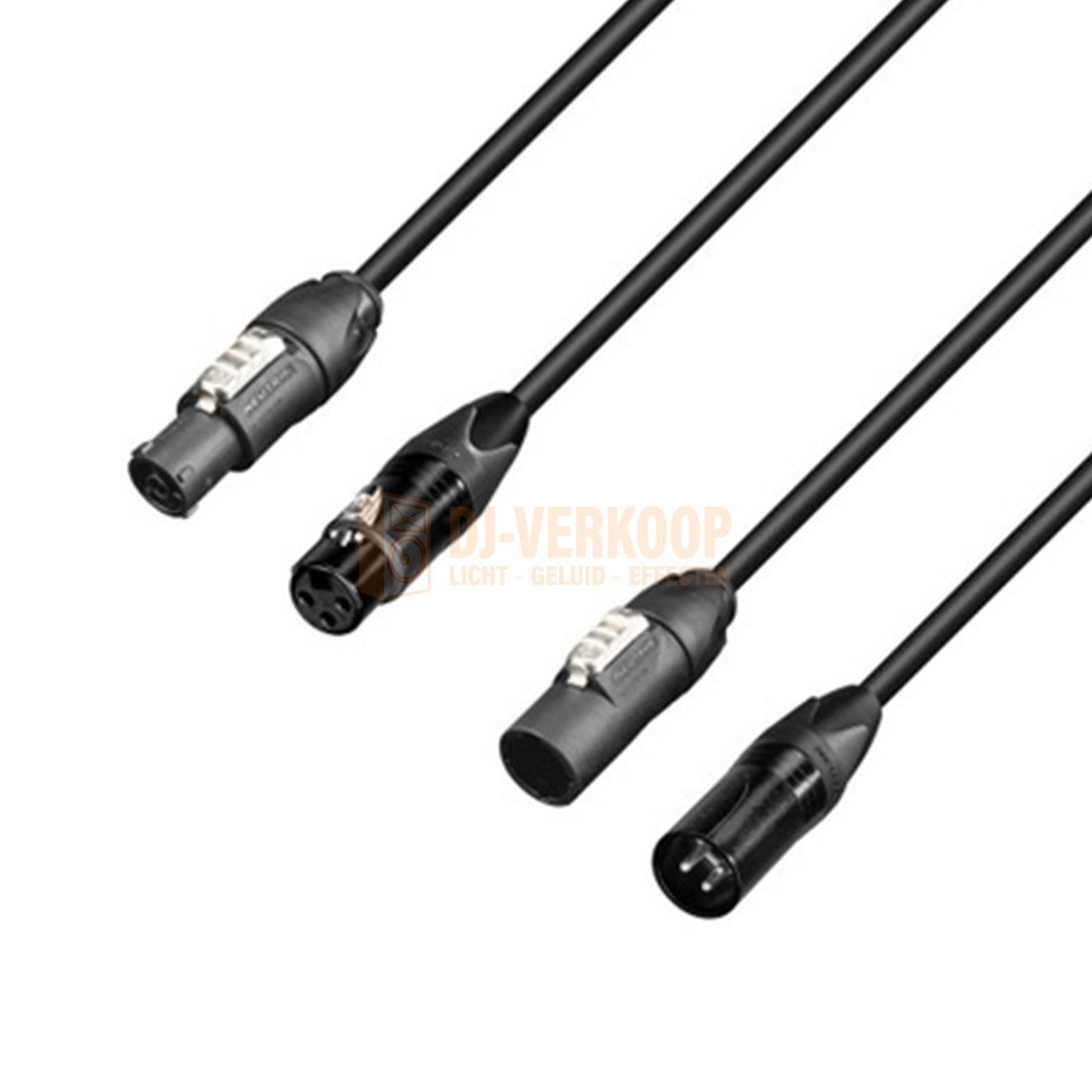 Adam Hall Cables 8101 PSDP Series - DMX & Power Cable Neutrik ® powerCON TRUE1 TOP & Neutrik ® XLR