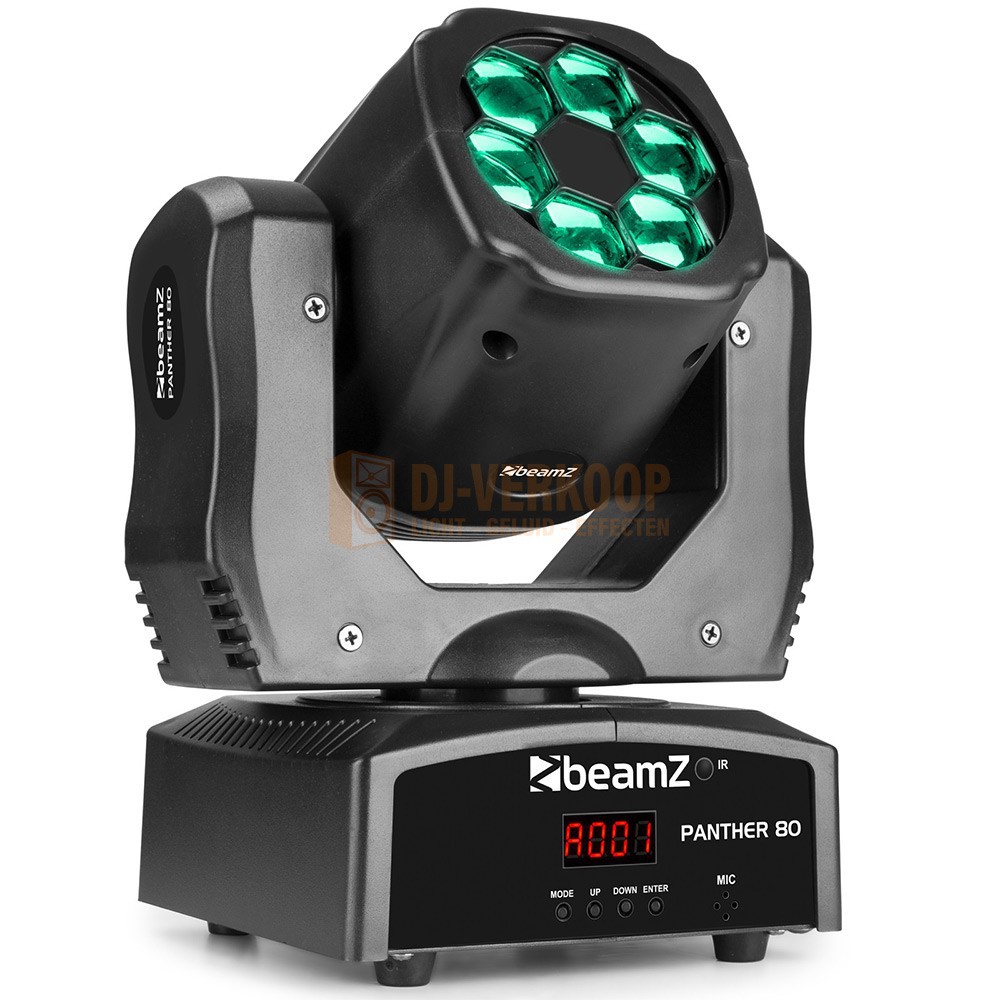 BeamZ Panther 80 - LED Moving Head 6x 12W CREE RGBW 4-in-1 LEDs