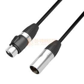 Adam Hall K4DMFIP65 - 0,5 tot 30 meter Pro DMX kabel met IP65 xlr connectoren