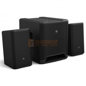 LD Systems DAVE 12 G4X -  Compact 2.1 powered PA system