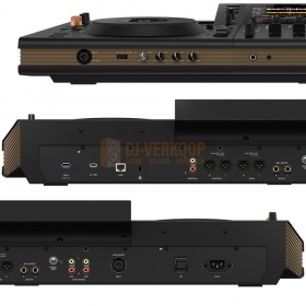 voor en achterkant detail aansluitingen Pioneer DJ Opus-Quad - Professional all-in-one DJ system (black)