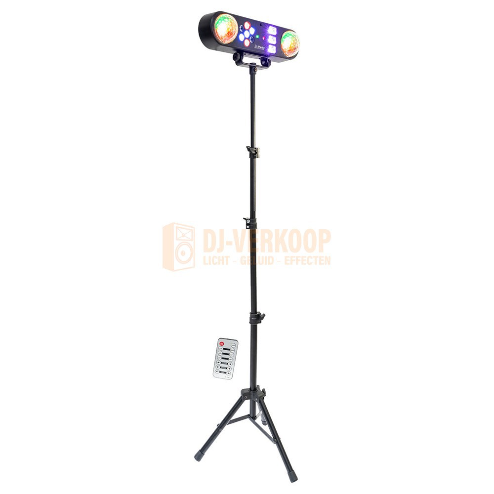 Party Light & Sound SPINLED - Lichtstandaard met FX Bar - Astro, Wash, Strobe & Lasers