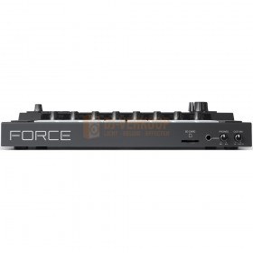 AKAI Professional Force - Standalone Music Productie- én DJ performance systeem onderkant voorzijde headphone jack