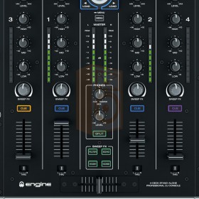 Denon DJ Prime 4 Pro 4 deck USB standalone DJ systeem mixer bediening