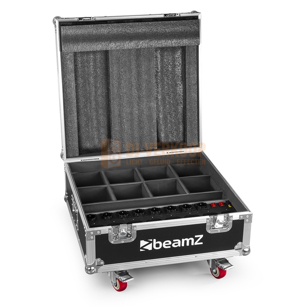 BeamZ FCC10 - Flightcase voor 8x BBP54 Combi Charging