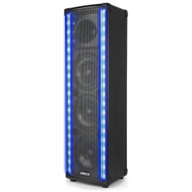 Vonyx LightMotion Draagbare PA luidspreker LM65 400W blauw