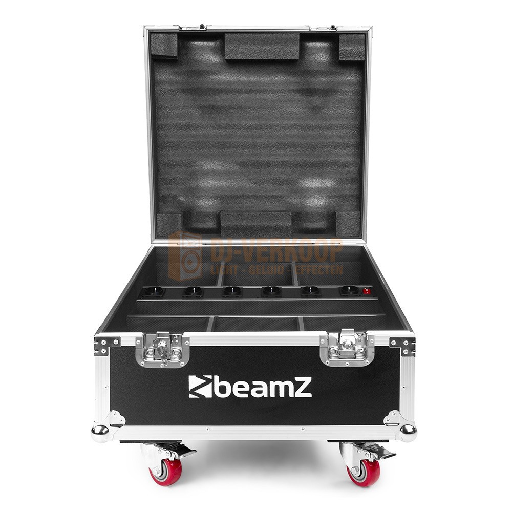 BeamZ FCBP12 - FlightCase voor 6x WBP912IP/WBP1212IP met oplader