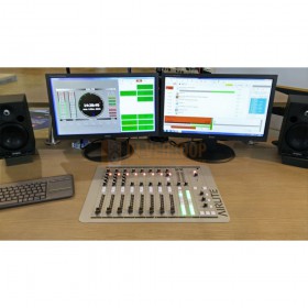 D&R AIRLITE USB MK2 - ON-AIR Broadcast Mixer setup voorbeeld
