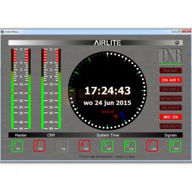 D&R AIRLITE USB MK2 - ON-AIR Broadcast Mixer software voorbeeld