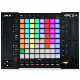 AKAI APC64 - Ableton live controller met 64 velocitieitsgevoelige pads én 8 touch-strips bovenkant front