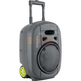 IBIZA Sound PORT8VHF-MKII-TWS - Draagbaar stand-alone PA systeem 8”/20cm met o.a. MP3, Bluetooth, 1 VHF & 1 bedrade microfoon