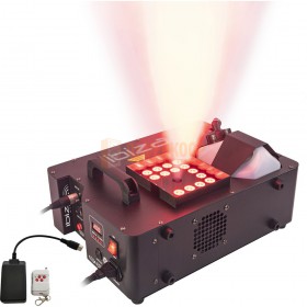 Ibiza Light Eruption-1500 - 1500W DMX bestuurde Verticale/Horitzonale Rookmachine met RGB-verlichting