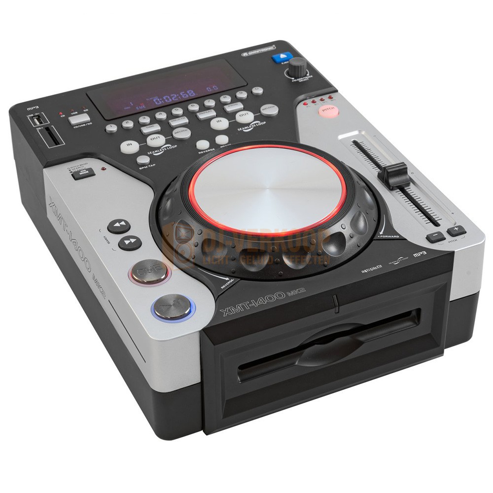 Omnitronic XMT-1400 MK2 - Tabletop CD Player met USB & SD