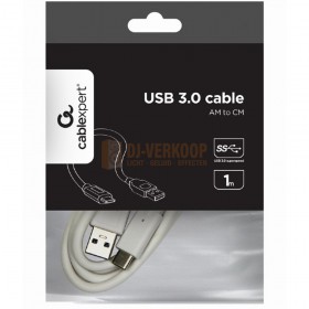 Gembird CCP-USB3-AMCM - USB 3.0 AM naar Type-C kabel (AM/CM), diverse lengtes