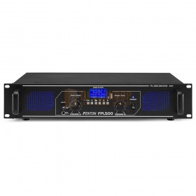 Fenton SPL500 - 2 x 250W MP3 versterker met bluetooth en Blauw LED