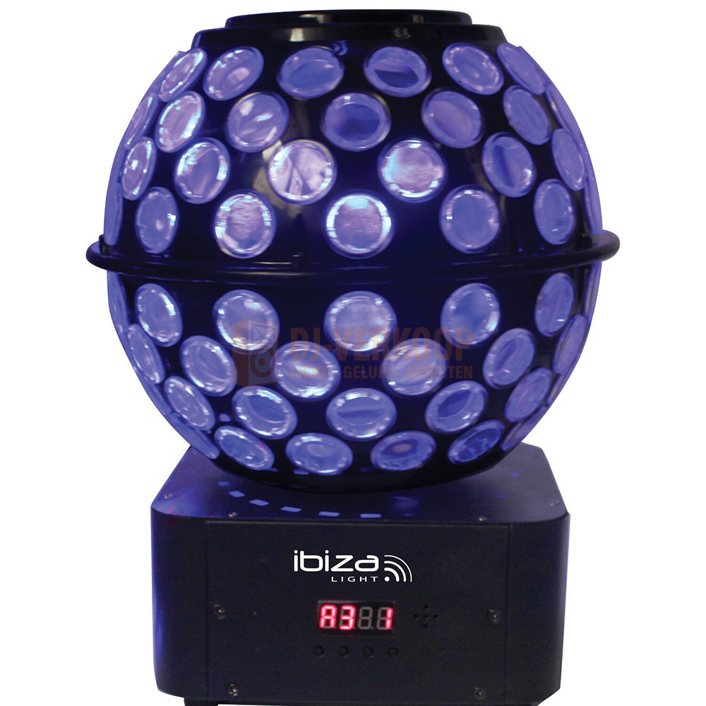 Ibiza Light Starball-GB - Dubbel RGBW Licht Effect met DMX