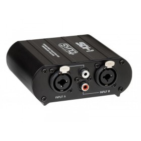 Synq SDI-1, een Stereo DI  Box voor o.a. dj's