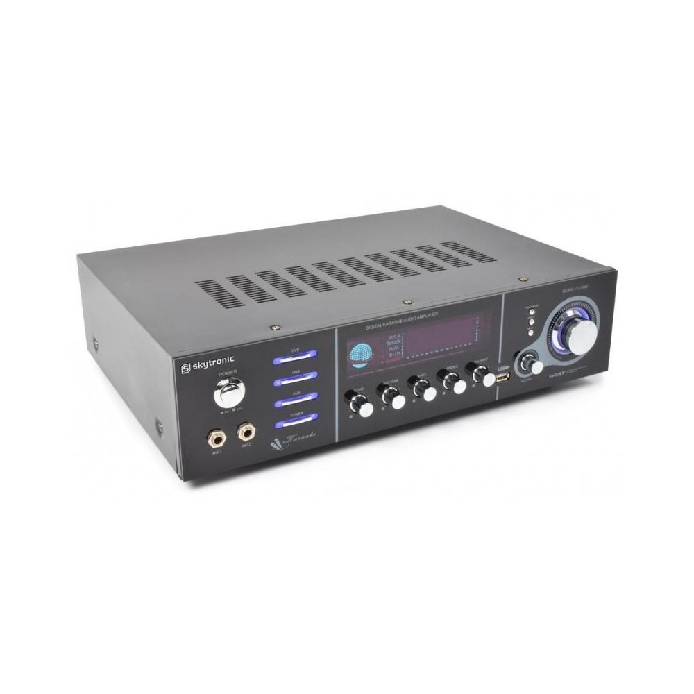 Slijm prototype Blauw Op is Op - Skytronic AV-320 - 5-Kanaals Surround versterker MP3