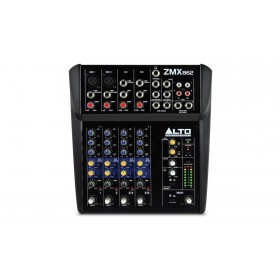bovenkant Alto Professional ZMX862 - 6-kanalen PA Mixer