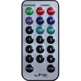 LTC ATM2000USB-BT  afstandsbediening (Karaoke Versterker 2x50W met o.a. mp3 en bluetooth)