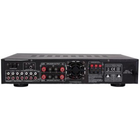 achterkant LTC ATM8000BT - 5.2 Hifi stereo karaoke versterker 4 x 75w & 3 x 20w