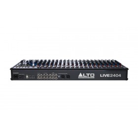 achterkant Alto Pro LIVE 2404 - Pro PA-mixer met 24 kanalen en 4 bus uitgangen