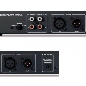 American Audio DB Display MKII decibel display achterkant aansluitingen
