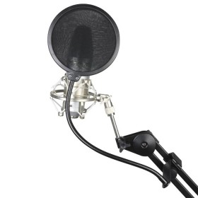 LD Systems D914 - Pop Filter Voor Studio Microfoons op een Arm aan een microfoon arm