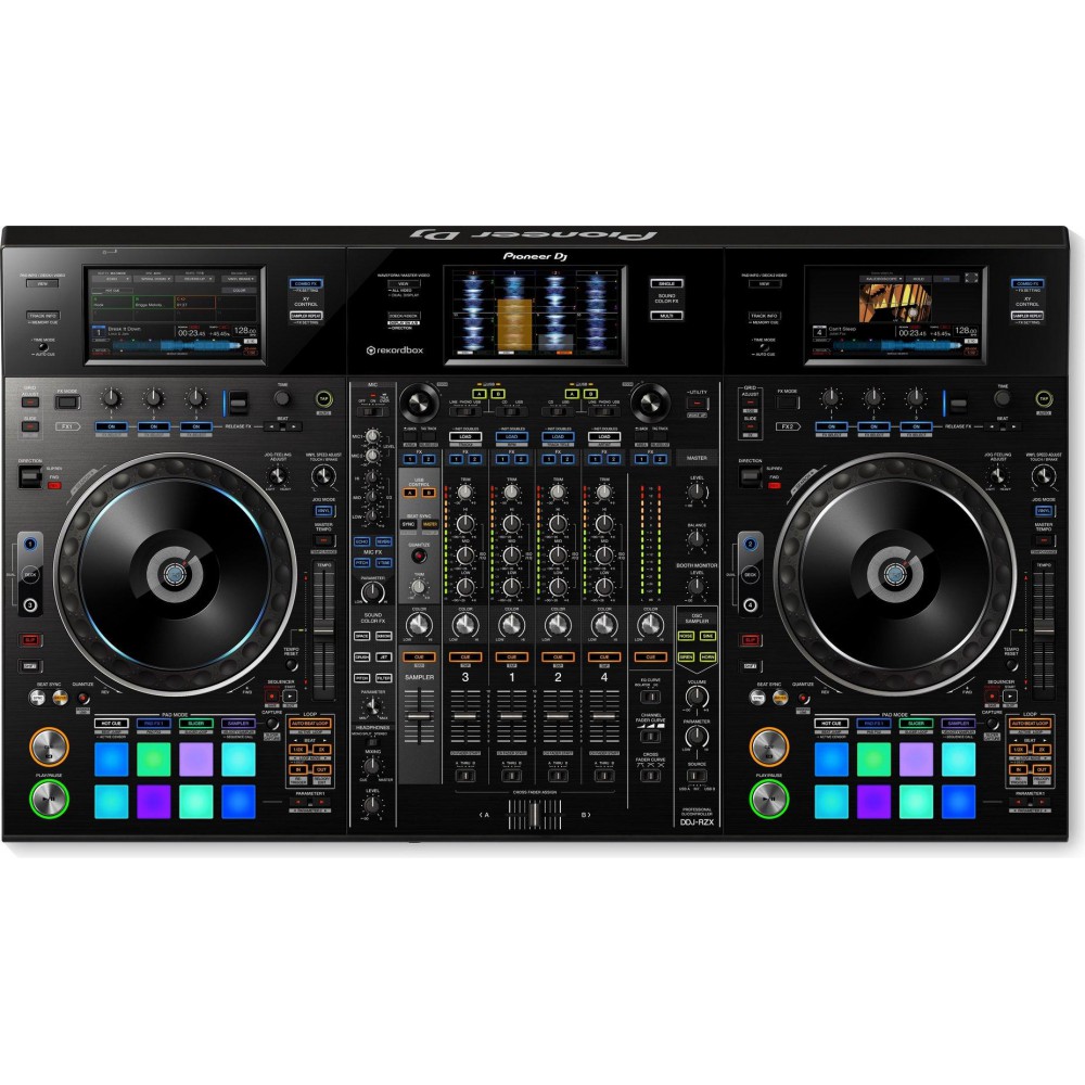 bovenkant Pioneer DDJ-RZX - Professionele 4-kanaals DJ controller