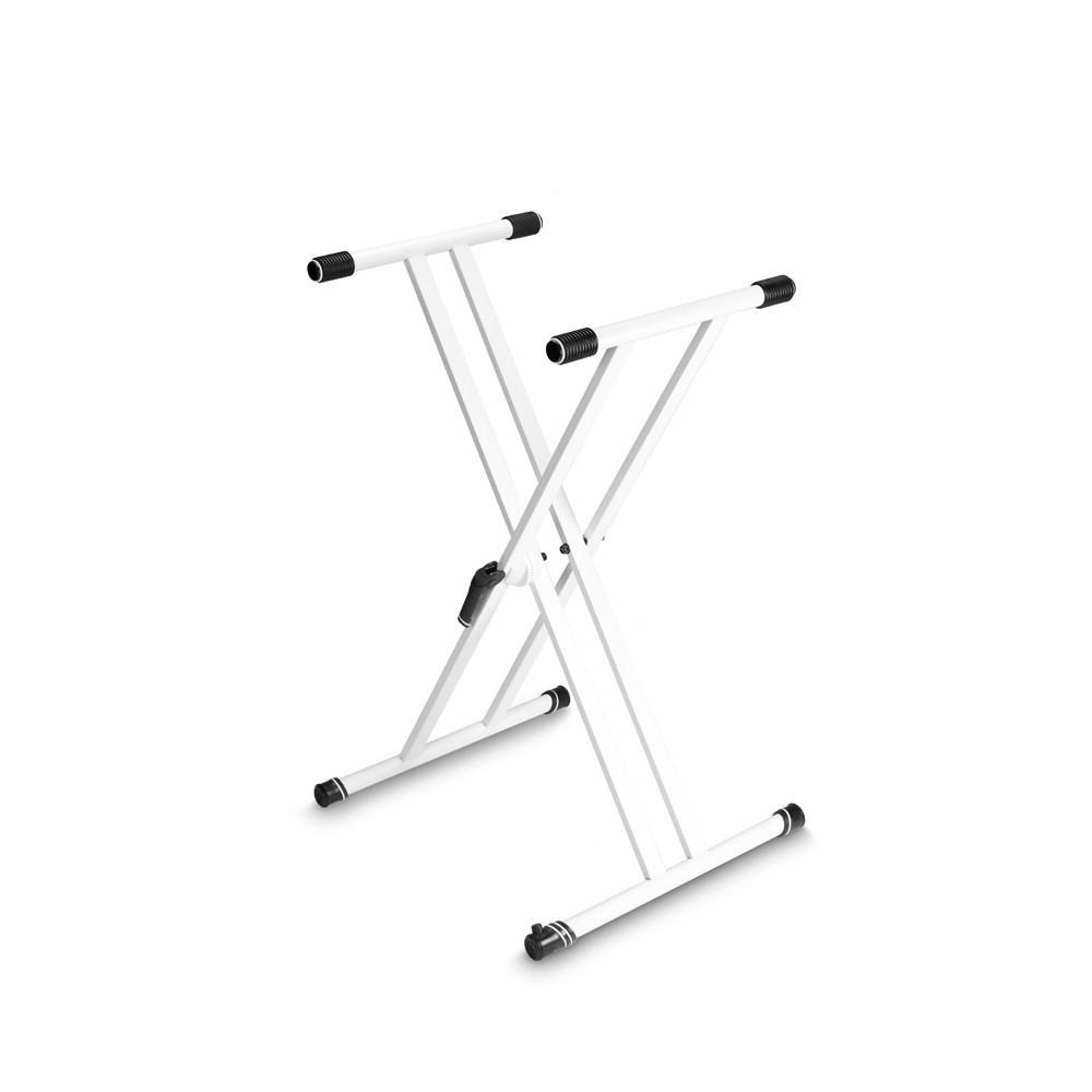 Gravity KSX 2 Keyboard Standaard X-vorm dubbel in het wit