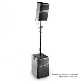 voorbeeld gebruik Gravity SACC 35 B - 35 mm Speaker Stand Cable Clips