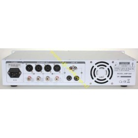 IBIZA Sound - AMP600 versterker van 2x480W max. (Actie) aansluitingen achterkant wit
