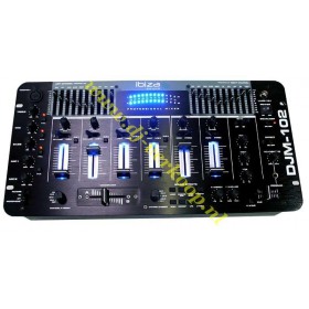 IBIZA Sound - DJM102 6-kanaals Mixer met EQ. en Effecten