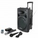 Ibiza Sound PORT10VHF-BT - Mobiel Pa systeem met Bluetooth en USB Speler + hoes (Actie)