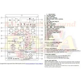 instructie Ibiza Sound PORT8VHF-BT - Mobiel Pa systeem met Bluetooth en USB Speler + hoes