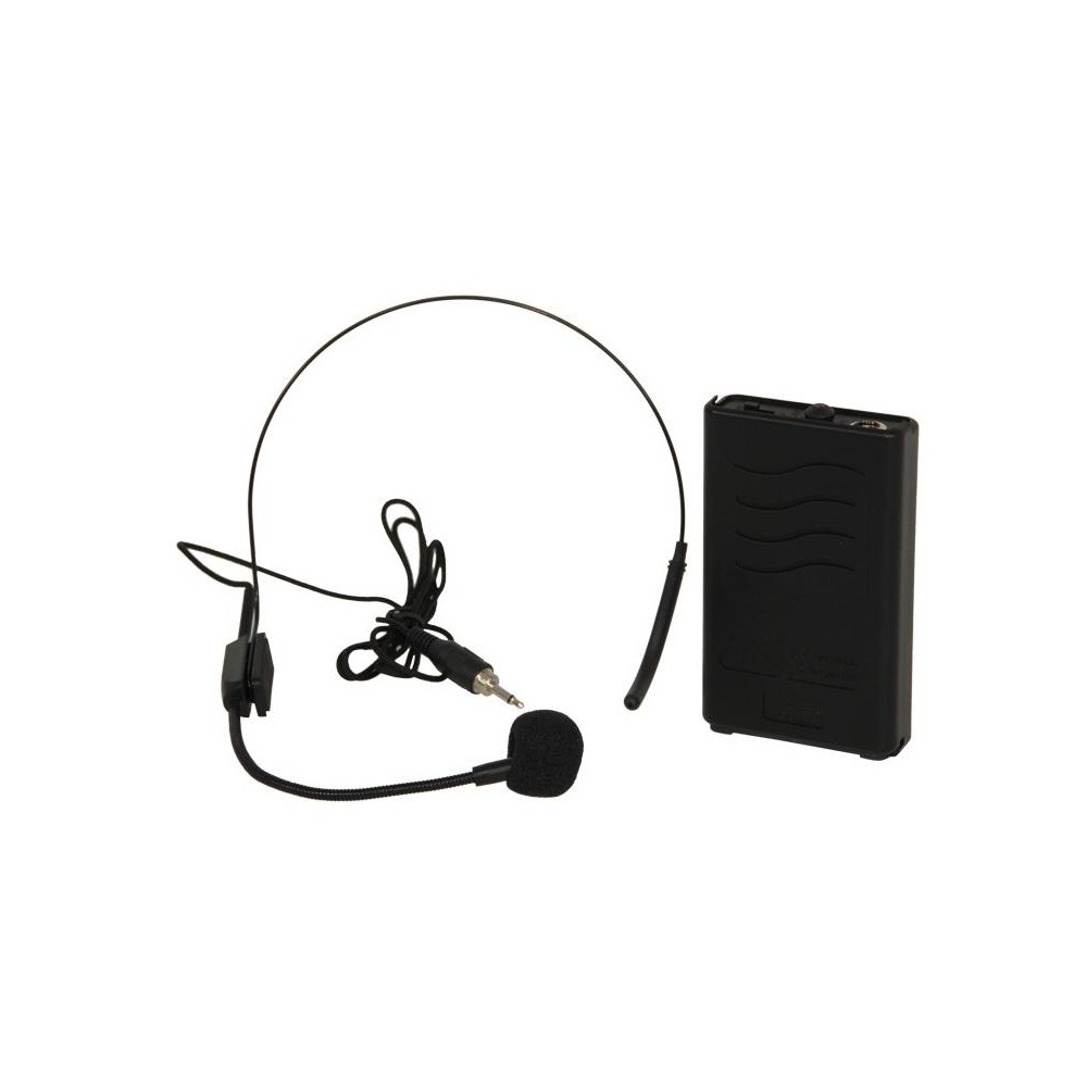 IBIZA Sound PORTHEAD12-2 - 207.5 MHz Draadloze headset voor de PORT12-15VHF