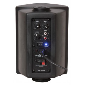 aansluitingen IBIZA Sound SK5A-BT - Actieve Speaker Set 80W bluetooth