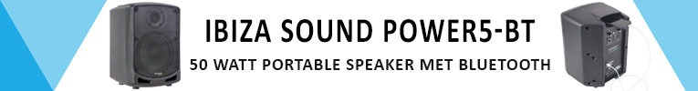 Ibiza sound power5-BT portable speaker