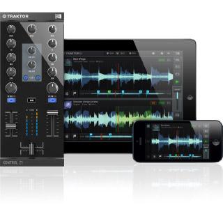 kontrol Z1 ipad of iphone met Traktor kontrol DJ App