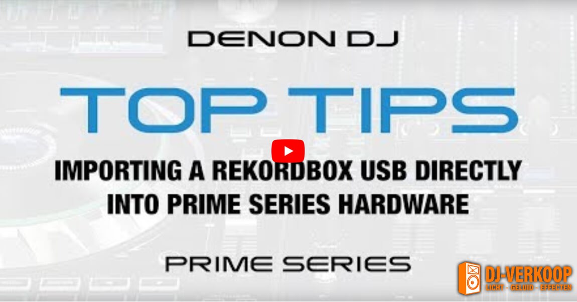 Een Rekordbox USB rechtstreeks in de PRIME-serie hardware importeren